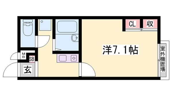 播磨町駅 徒歩5分 2階の物件間取画像